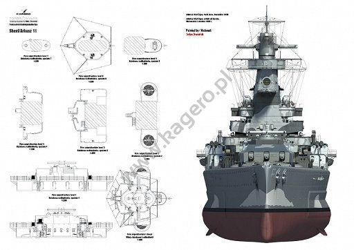 Kagero 7022 Le cuirassé de poche allemand Amiral Graf Spee EN/PL – immagine 4