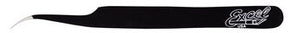 Pince à épiler à pointe biseautée Excel Hobby Tools 30420 (noire)