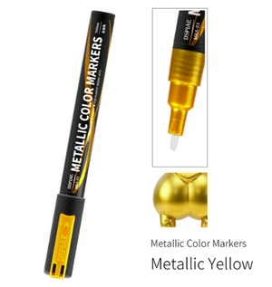DSPIAE MKA-03 Marqueur de couleur super métallique jaune