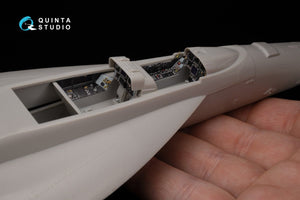 Intérieur imprimé en 3D et coloré sur papier décalcomanie Quinta Studio QD48050 F/A-18F (Hasegawa) au 1/48 – image 11