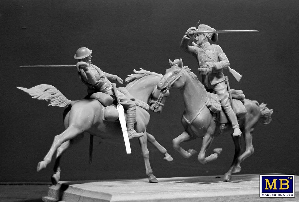 Master Box 35184 Cavaliers britanniques et allemands, époque de la Première Guerre mondiale – image 6