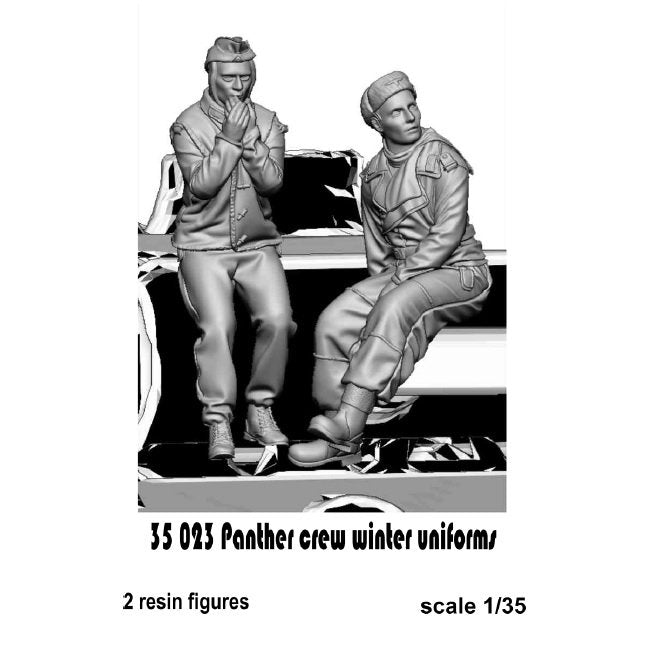 Glowel Miniatures 35023 Uniformes d'hiver pour l'équipage du Panther 1/35