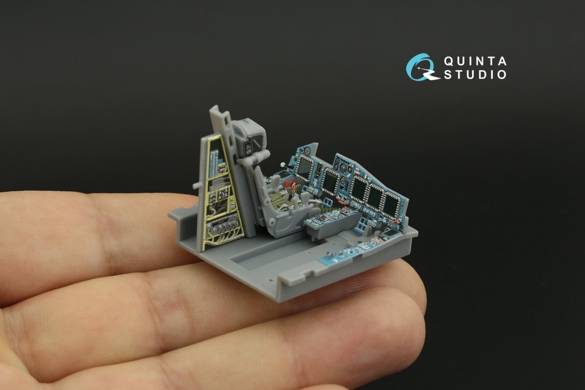 Intérieur imprimé en 3D et coloré sur papier décalcomanie Quinta Studio QD48071 Su-34 (HobbyBoss) 1/48 – image 10