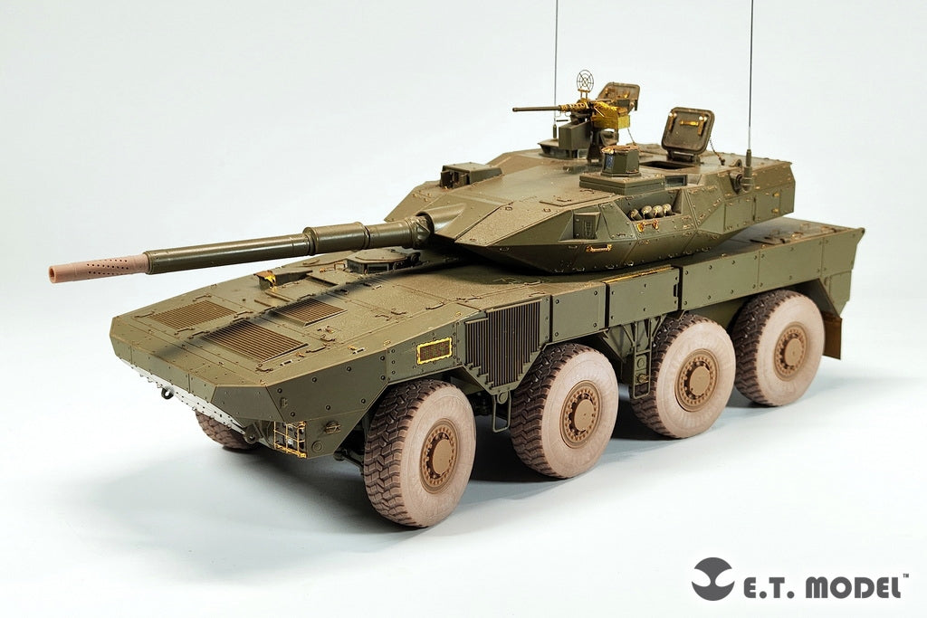 ET Model P35-129 JGSDF TYPE 16 Maneuver Combat Vehicle Sound Wheels and Muzzle Brake For TAMIYA Kit 1/35 – immagine 5