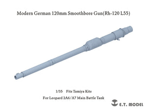 Maquette ET P35-344 Canon à âme lisse de 120 mm pour char de combat principal allemand Leopard 2A6/A7 (Rh-120 L55) à l&amp;#39;échelle 1/35
