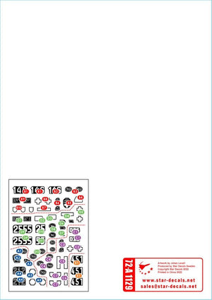 Star Decals 72-A1129 Windhund n° 1. 116. Pz Division Windhund 1/72 – image 2