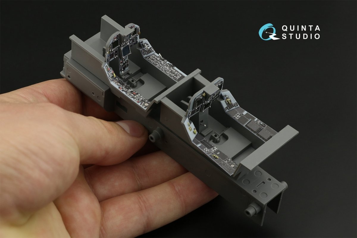 Quinta Studio QD32131 F/A-18D Early Intérieur imprimé en 3D et coloré sur papier décalcomanie (Academy) 1/32 – Bild 7