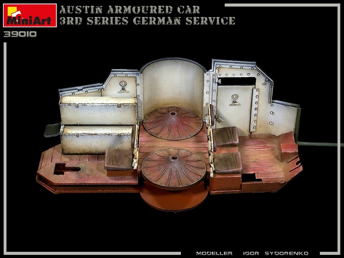 Miniart 39010 AUSTIN BLINDÉ 3E SÉRIE : SERVICE ALLEMAND, AUSTRO-HONGROIS, FINLANDAIS. KIT D&amp;#39;INTÉRIEUR 1/35 – Bild 3