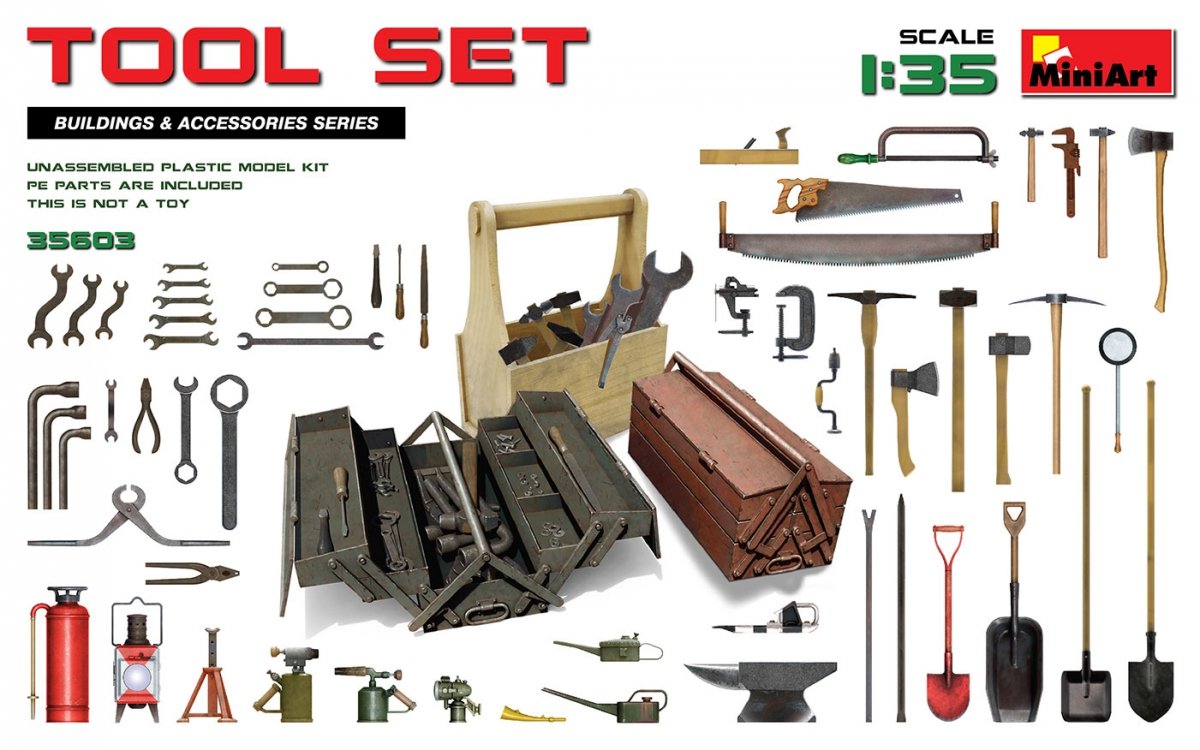 Coffret d'outils MiniArt 35603 1/35