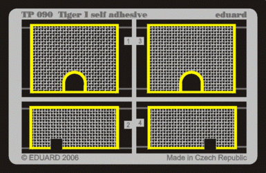 Eduard TP090 Tiger I S. A. 1/35 Tamiya