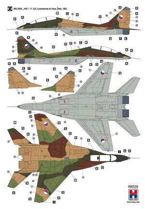 Hobby 2000 48026 MiG-29UB Force aérienne tchèque et slovaque 1/48 – image 2