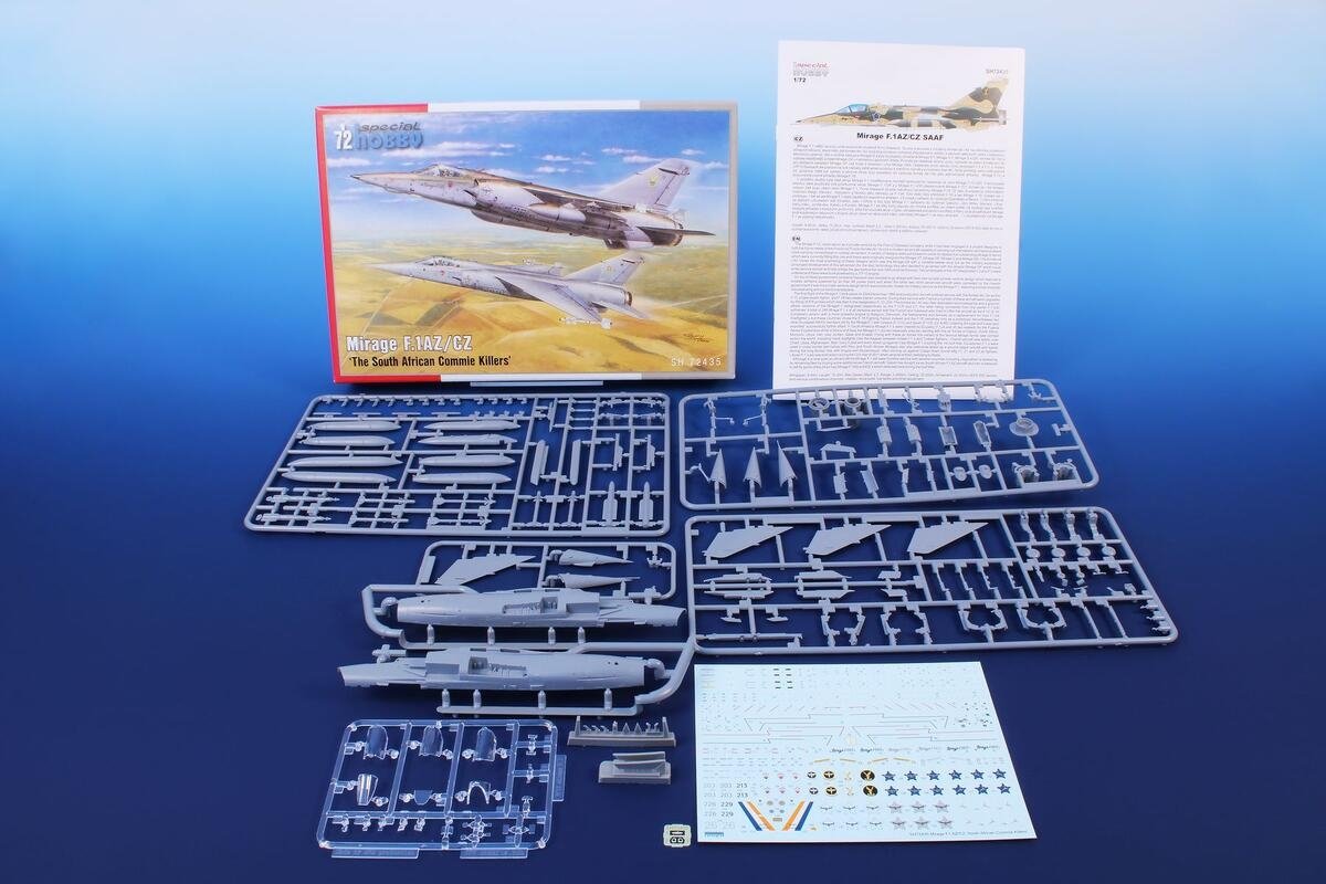 Special Hobby 72435 Mirage F.1AZ/CZ Les tueurs de communistes sud-africains 1/72 – immagine 2