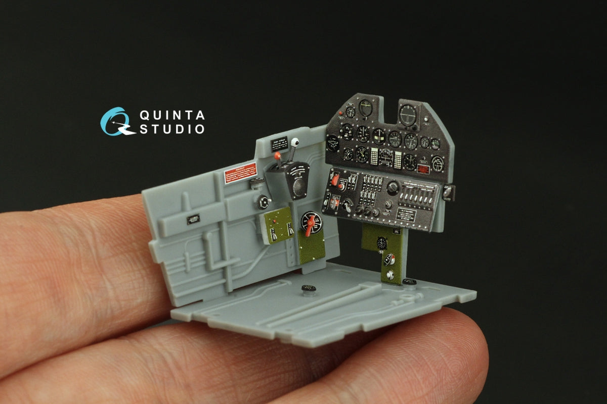 Intérieur coloré imprimé en 3D sur papier décalcomanie Quinta Studio QD32214 P-40M WarHawk (Trumpeter) 1/32 – image 9
