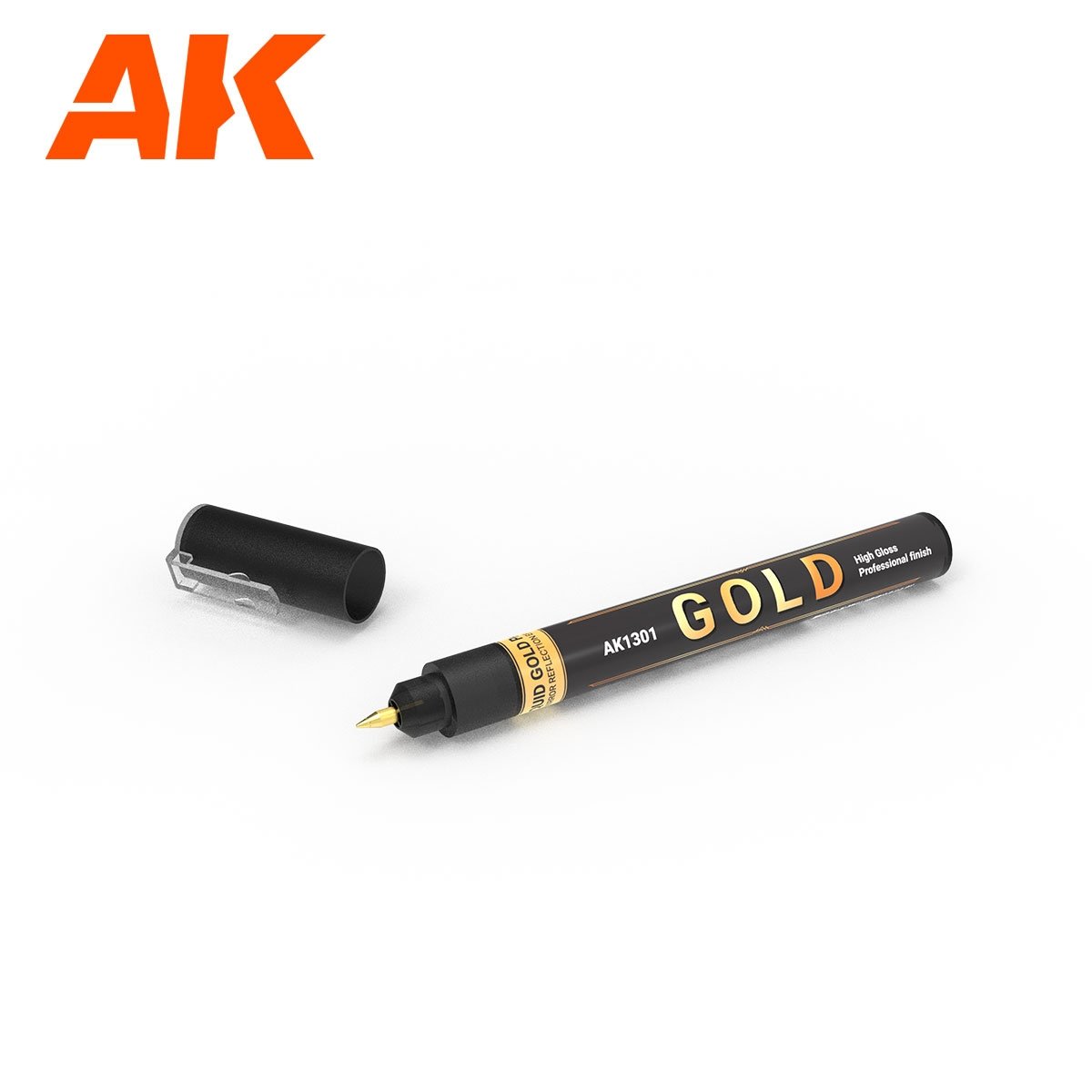 AK Interactive AK1300 MARQUEURS LIQUIDES MÉTALLIQUES – LOT DE 4 UNITÉS  – image 2