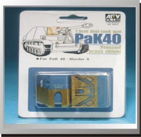 AFV Club AG35012 Pak 40 Pièces photogravées 1/35 