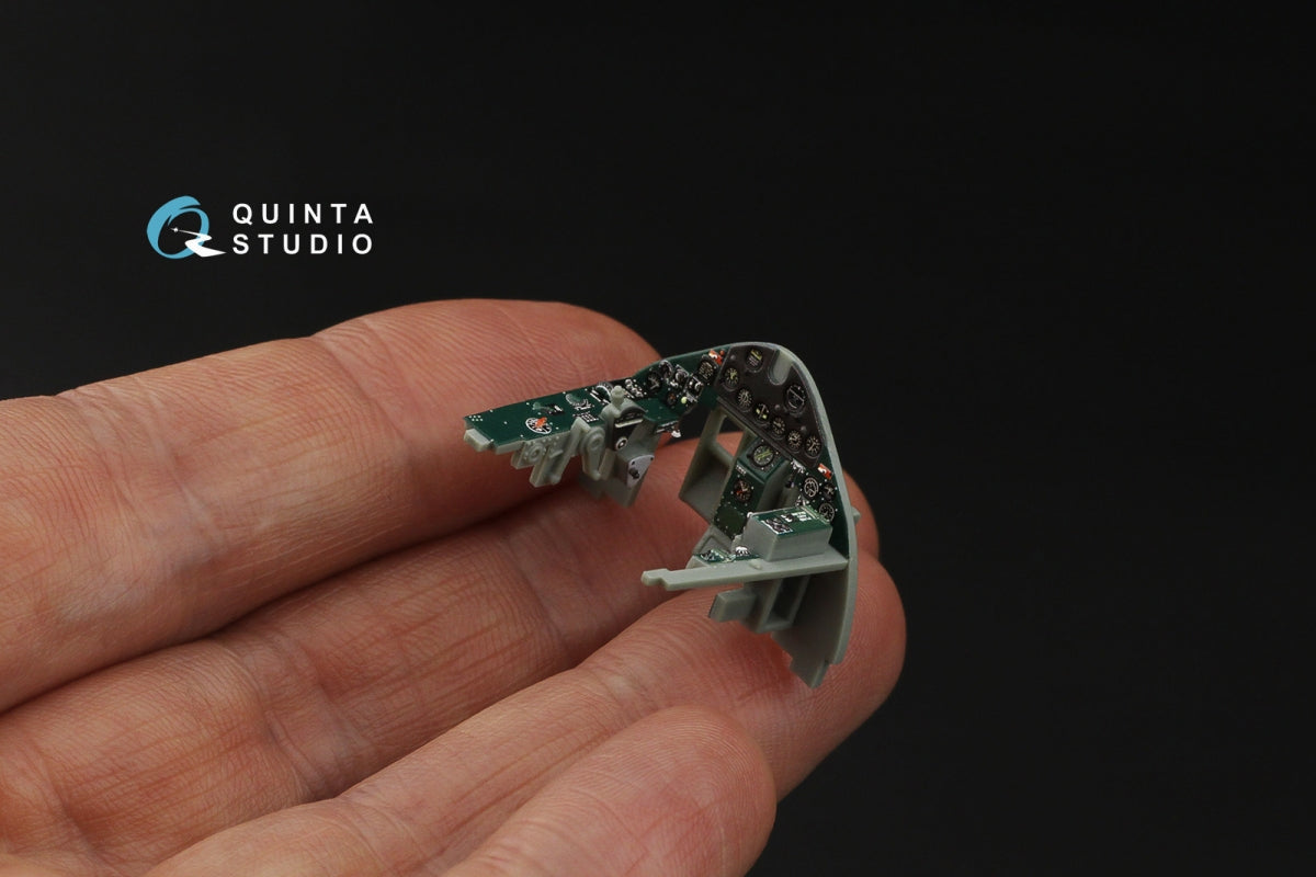 Quinta Studio QD48538 F4F-4 Wildcat 3D-Printed &amp;amp; colored Interior on decal paper (Academy) 1/48 – image 10