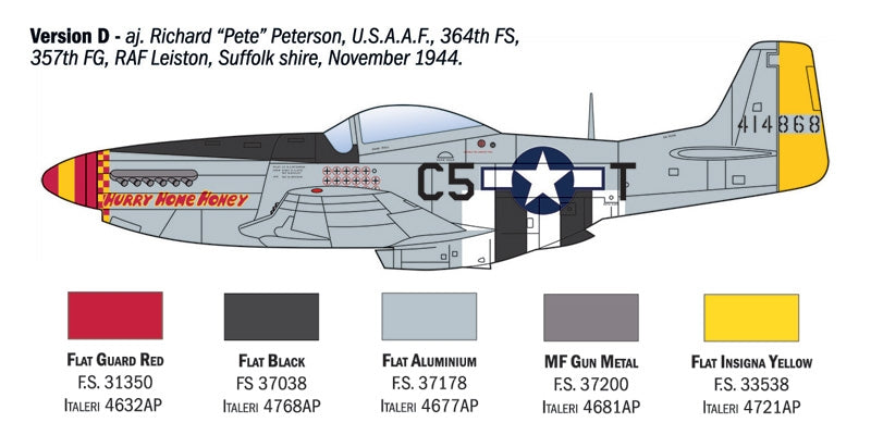 Italeri 1484 P-51D Mustang Aces 1/72 – immagine 6