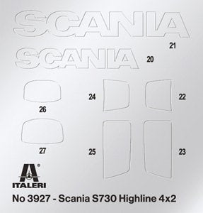 Italeri 3927 Scania S730 HIGHLINE 4x2 1/24 – image 4