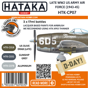 Hataka Hobby HTK-CP07 Armée de l&amp;#39;air américaine de la fin de la Seconde Guerre mondiale (1943-45) – image 2