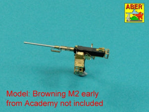 Canon Aber 35L-091 (version ancienne) pour mitrailleuse lourde Browning M2 HB calibre .50 (12,7 mm) US, échelle 1/35 – immagine 25