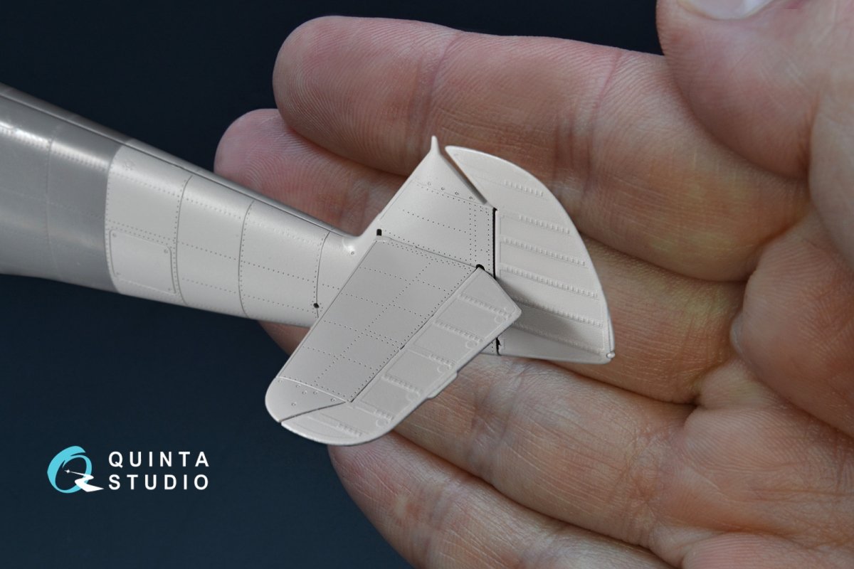 Quinta Studio QP48001 Control surface Bf 109E (for Wingsy Kits kit) 1/48 – zdjęcie 4