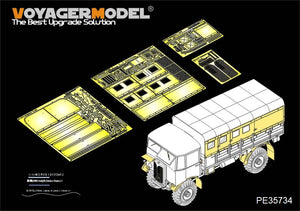 Maquette Voyager PE35734 Camion AEC Matador britannique de la Seconde Guerre mondiale, première version, pour AFV 35236, échelle 1/35