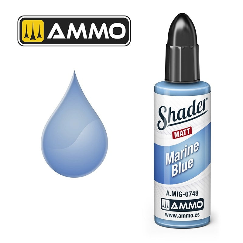 Munitions de Mig Jimenez A.MIG 0748 Marine Blue Shader Matt
