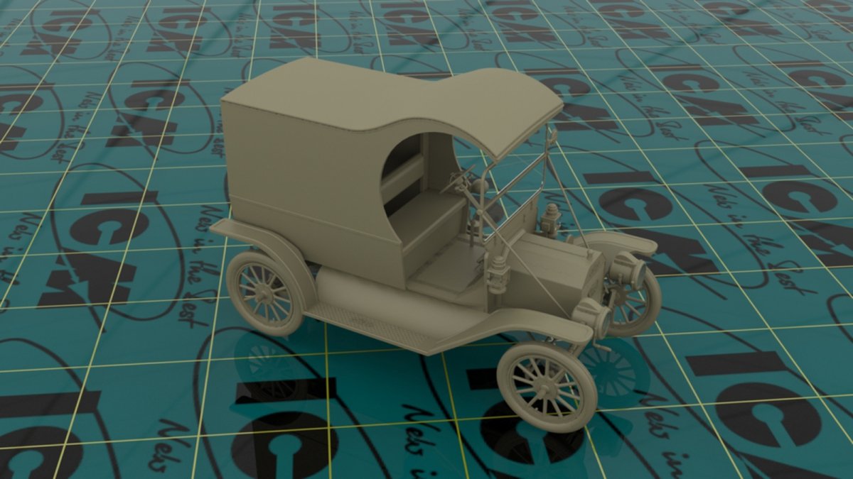 ICM 24008 Modèle T 1912 Voiture de livraison légère (1/24) – image 2