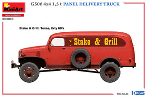 MiniArt 38083 G506 4x4 1,5 t Camion de livraison de panneaux 1/35 – immagine 4