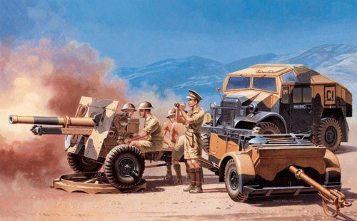 Italeri 7027 Tracteur quad Morris (1/72)