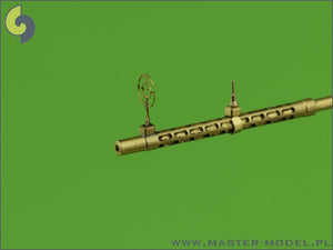 Master AM-48-055 Mitrailleuse d&amp;#39;avion allemande MG 15 - canons tournés et viseurs photogravés (2 pièces) (1/48) – immagine 5