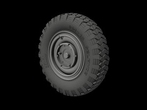 Roues de route Panzer Art RE35-287 pour Horch 1a (commercial) 1/35