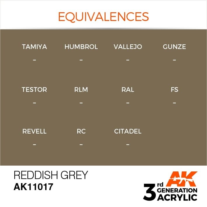 AK Interactive AK11017 Gris rougeâtre 17 ml – Bild 3