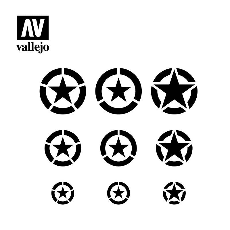 Pochoirs de marquages ​​USAF Vallejo ST-AIR004 aux échelles 1/32, 1/48 et 1/72 – Bild 2