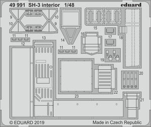 Eduard 49991 SH-3 interior 1/48 HASEGAWA – zdjęcie 2