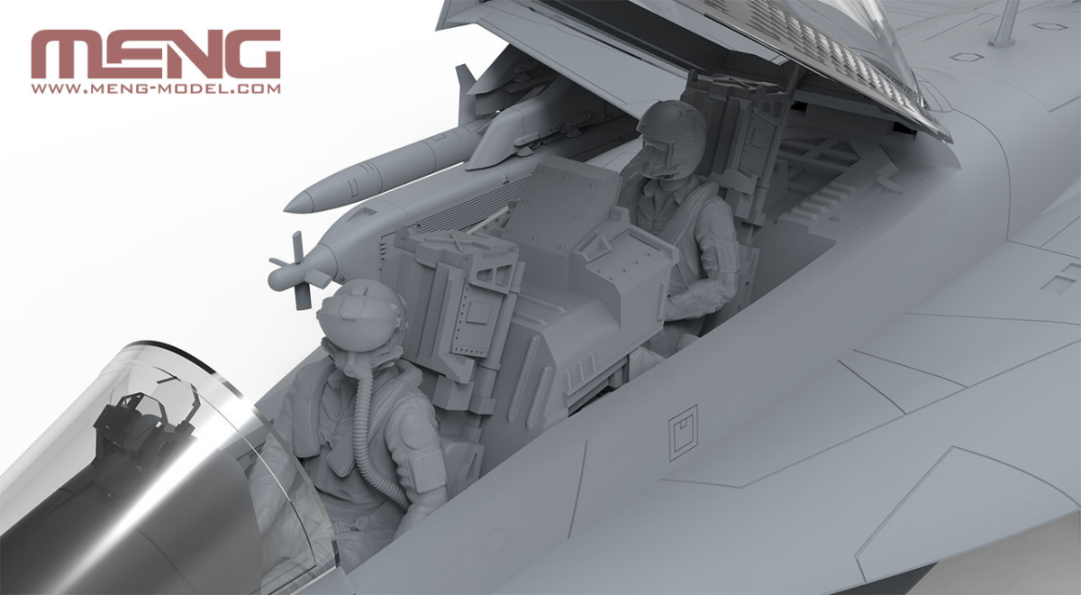 Meng LS-019 Boeing EA-18G Growler Avion d&amp;#39;attaque électronique Yellow Jackets 1/48 – image 10