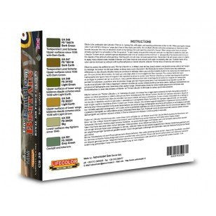 Coffret de peinture acrylique Lifecolor CS35 Royal Air Force 6 x 22 ml – image 2