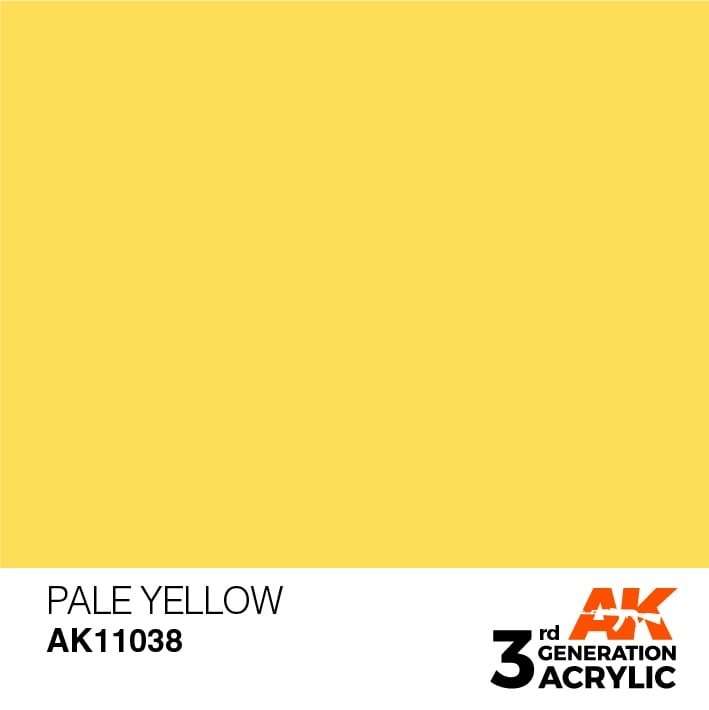 AK Interactive AK11038 Jaune Pâle 17ml