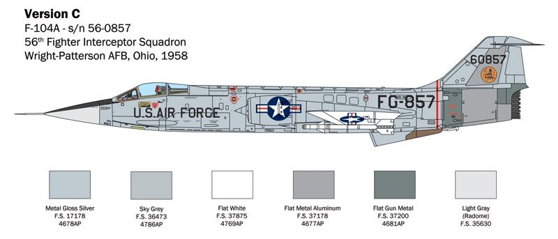 Italeri 2515 F-104 STARFIGHTER A/C 1/32  – image 6