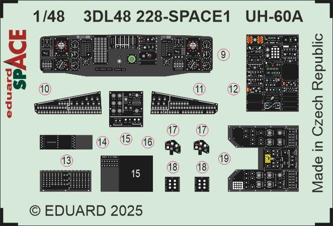 Eduard 3DL48228 UH-60A SPACE ICM 1/48 – Bild 4