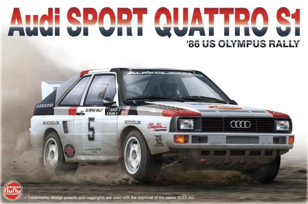 NuNu PN24023 Audi SPORT QUATTRO S1 '86 US OLYMPUS RALLY 1/24