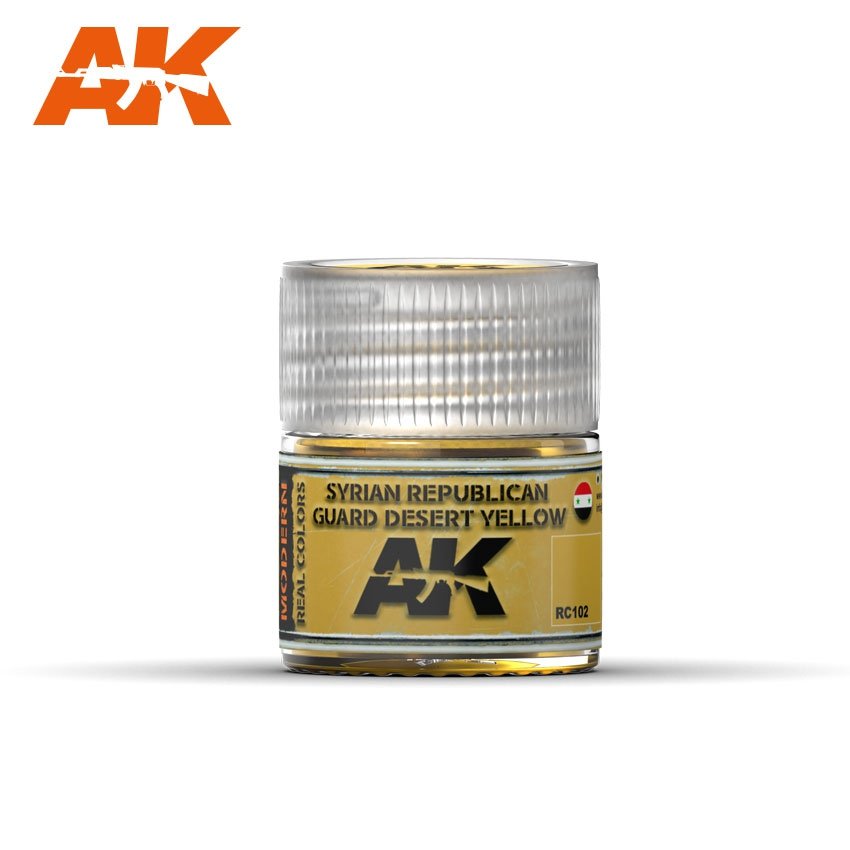 AK Interactive RC102 GARDE RÉPUBLICAINE SYRIENNE JAUNE DÉSERT 10 ml