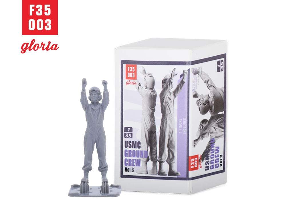 Figurines imprimées en 3D à l&amp;#39;échelle 1/35 de l&amp;#39;équipe au sol Gloria F35003 USMC Type 3 – immagine 5