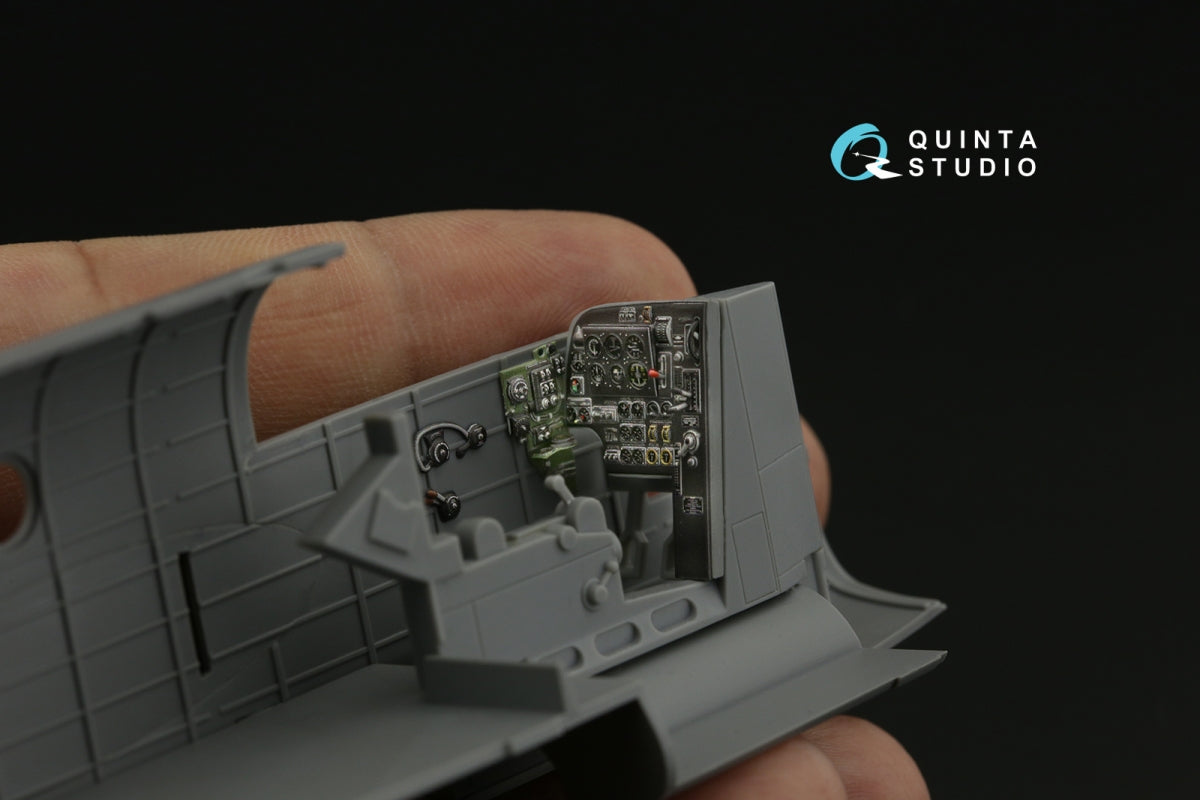 Intérieur imprimé en 3D et coloré sur papier décalcomanie (ICM) (Petite version) Quinta Studio QDS-48379 Bristol Beaufort Mk.I, échelle 1/48 – immagine 6