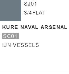 Mr.Hobby SJ-01 IJN Kure Vaporisateur d&amp;#39;arsenal naval