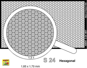 Filet Aber S-24 à mailles hexagonales de 1,85 x 1,7 mm – immagine 2