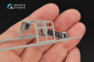Intérieur imprimé en 3D et coloré sur papier décalcomanie Quinta Studio QD32063 Bf 110C/D (pour maquette Dragon) 1/32  – imagen 10