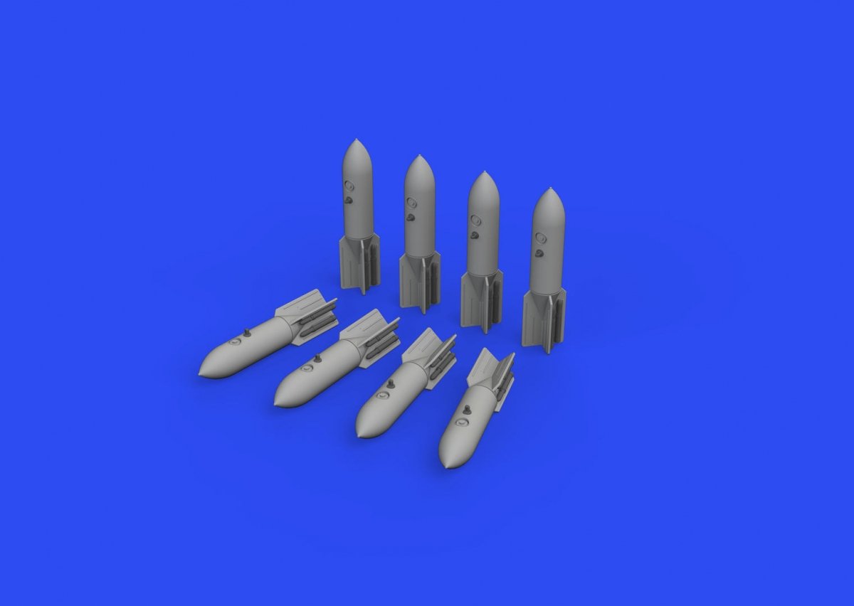 Eduard 632170 SC 50 Bombes allemandes de la Seconde Guerre mondiale 1/32