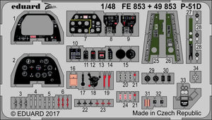Eduard 49853 P-51D intérieur AIRFIX 1/48