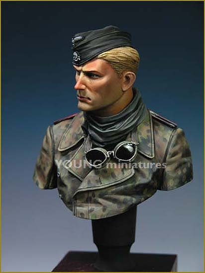 Young Miniatures YM1806 Équipage de Panzer SS Seconde Guerre mondiale 1/10 – image 3